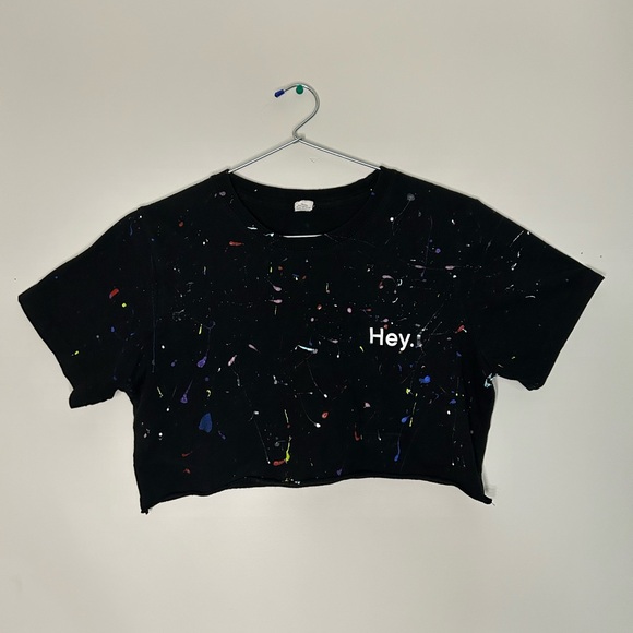 Pain splatter crop top - Picture 2 of 3